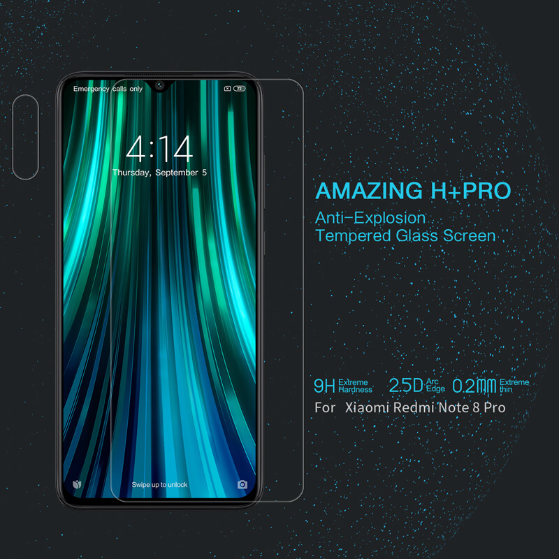 Nillkin Amazing H+ Pro tempered glass screen protector for Xiaomi Redmi Note 8 Pro order from official NILLKIN store