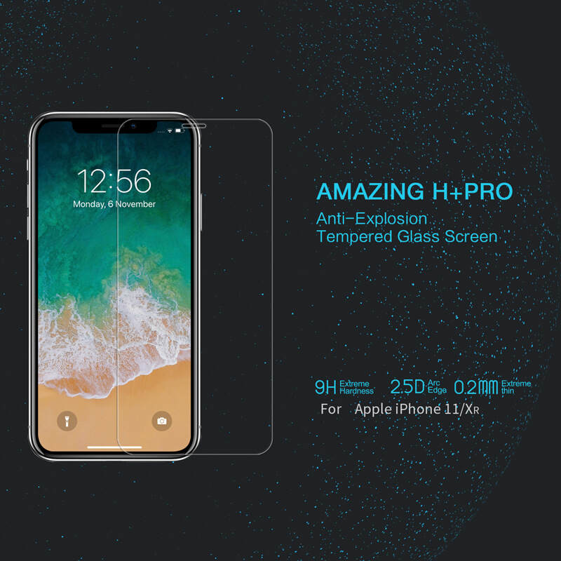 Nillkin Amazing H+ Pro tempered glass screen protector for Apple iPhone 11, iPhone XR (6.1) order from official NILLKIN store