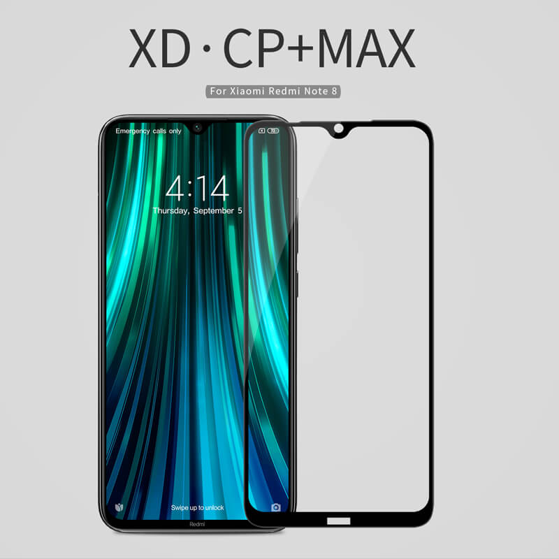 Nillkin Amazing XD CP+ Max tempered glass screen protector for Xiaomi Redmi Note 8, Redmi Note 8 (2021) order from official NILLKIN store