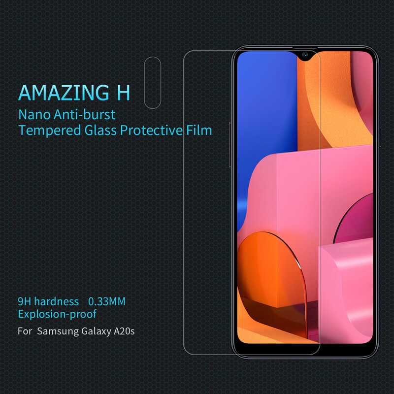 Nillkin Amazing H tempered glass screen protector for Samsung Galaxy A20s order from official NILLKIN store