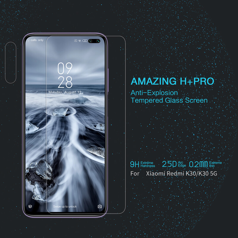 Nillkin Amazing H+ Pro tempered glass screen protector for Xiaomi Redmi K30, K30 5G, K30i, Xiaomi Pocophone X2 (Poco X2), Xiaomi Poco X3, Poco X3 NFC, Mi10T Lite 5G, Mi10T 5G, Mi 10T Pro 5G, Redmi Note 9 Pro 5G, Mi10i 5G, Poco X3 Pro order from official NILLKIN store