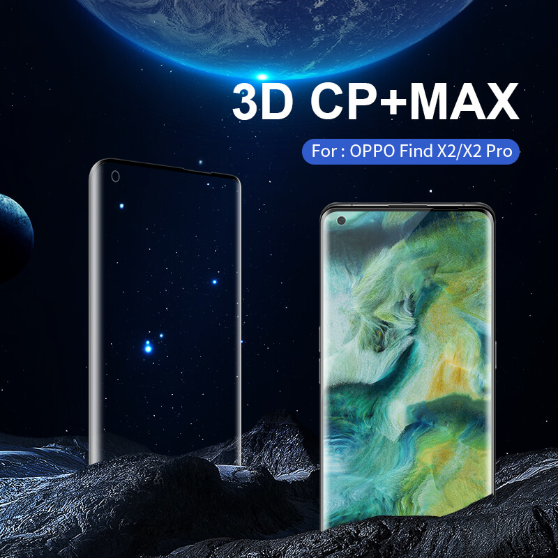 Nillkin Amazing 3D CP+ Max tempered glass screen protector for Oppo Find X2, Oppo Find X2 Pro order from official NILLKIN store