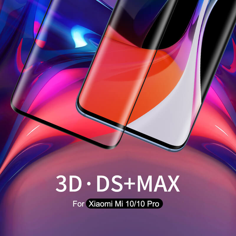 Nillkin Amazing 3D DS+ Max tempered glass screen protector for Xiaomi Mi10, Mi 10 Pro order from official NILLKIN store