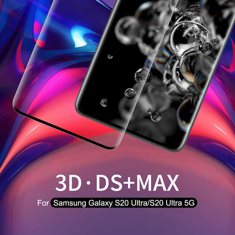 Nillkin Amazing 3D DS+ Max tempered glass screen protector for Samsung Galaxy S20 Ultra (S20 Ultra 5G) order from official NILLKIN store