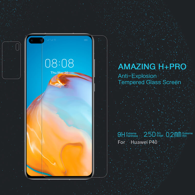Nillkin Amazing H+ Pro tempered glass screen protector for Huawei P40 order from official NILLKIN store