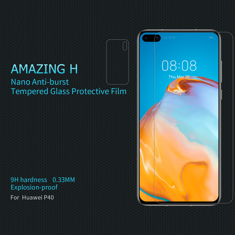 Nillkin Amazing H tempered glass screen protector for Huawei P40 order from official NILLKIN store