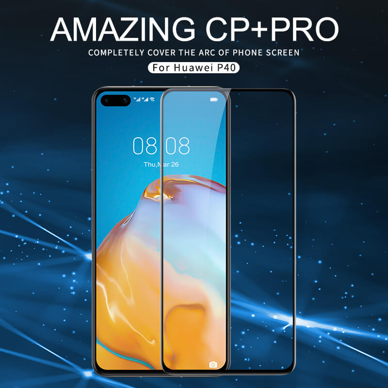 Nillkin Amazing CP+ Pro tempered glass screen protector for Huawei P40 order from official NILLKIN store