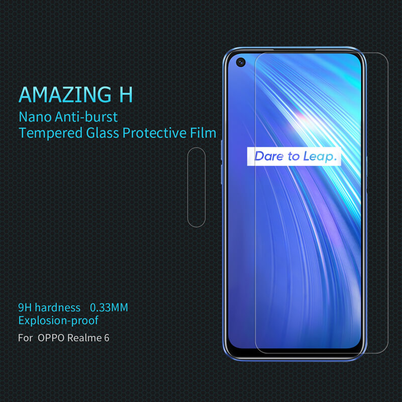Nillkin Amazing H tempered glass screen protector for OPPO Realme 6 order from official NILLKIN store