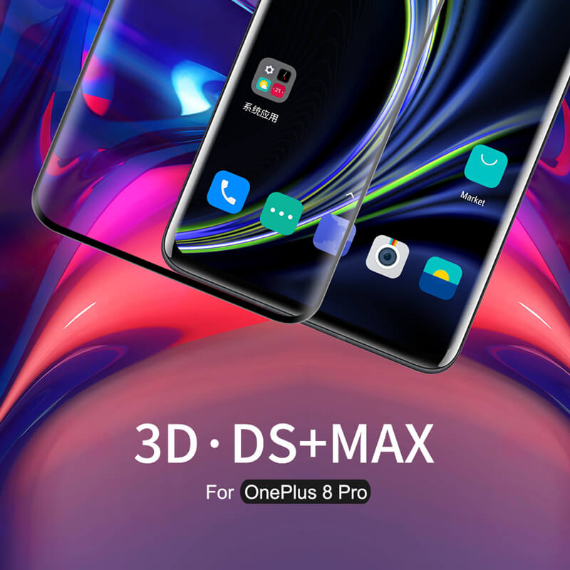 Nillkin Amazing 3D DS+ Max tempered glass screen protector for Oneplus 8 Pro order from official NILLKIN store