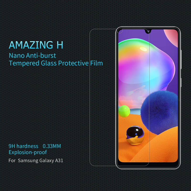 Nillkin Amazing H tempered glass screen protector for Samsung Galaxy A31 order from official NILLKIN store