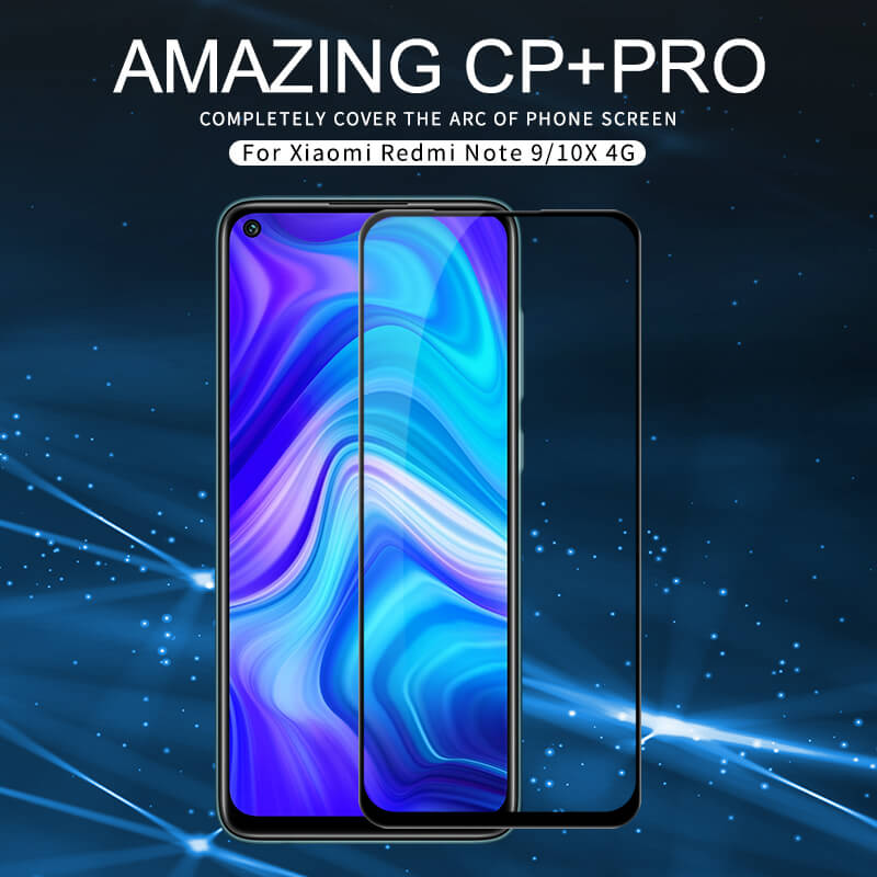 Nillkin Amazing CP+ Pro tempered glass screen protector for Xiaomi Redmi Note 9, Xiaomi Redmi 10X 4G order from official NILLKIN store
