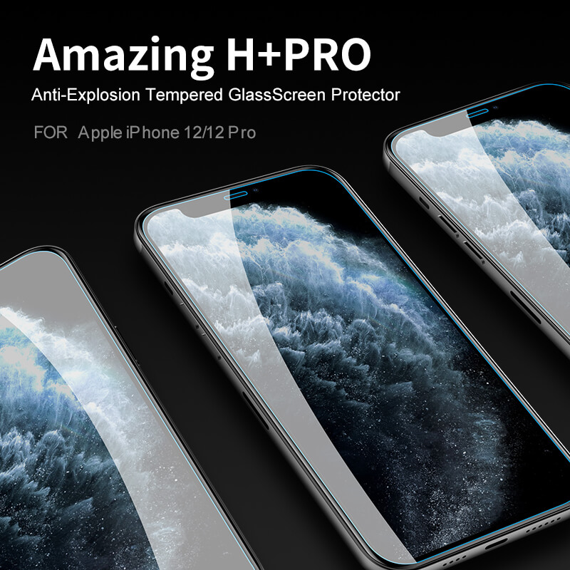 Nillkin Amazing H+ Pro tempered glass screen protector for Apple iPhone 12, iPhone 12 Pro 6.1 order from official NILLKIN store