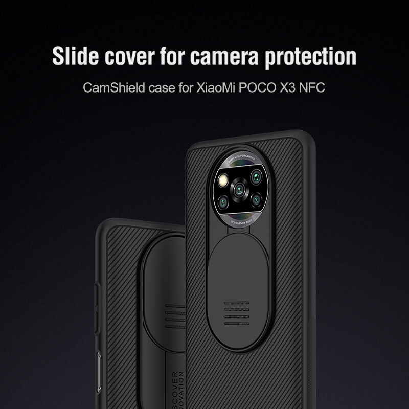Nillkin CamShield cover case for Xiaomi Pocophone X3 NFC (Poco X3 NFC), Poco X3 Pro order from official NILLKIN store