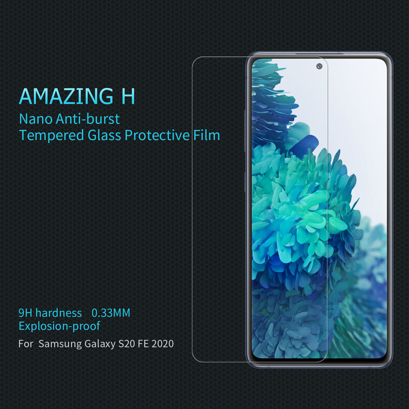 Nillkin Amazing H tempered glass screen protector for Samsung Galaxy S20 FE 2022, FE 2020 (Fan edition 2022/2020) order from official NILLKIN store