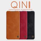 Nillkin Qin Series Leather case for Xiaomi Pocophone X3 NFC (Poco X3 NFC), Poco X3 Pro