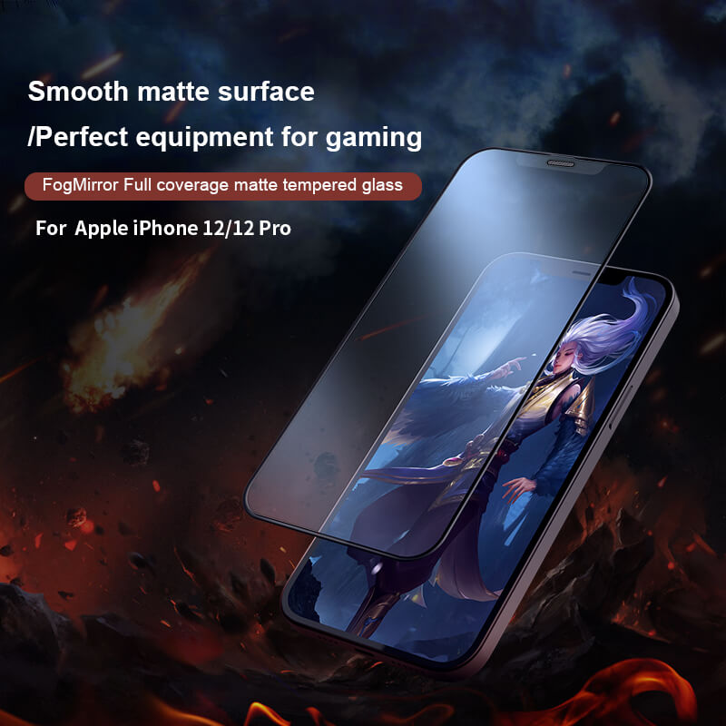 Nillkin Amazing Fog Mirror Full coverage matte tempered glass for Apple iPhone 12, iPhone 12 Pro 6.1 order from official NILLKIN store