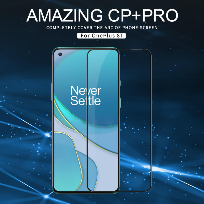 Nillkin Amazing CP+ Pro tempered glass screen protector for Oneplus 8T, Oneplus 8T+ 5G, Oneplus 9R order from official NILLKIN store