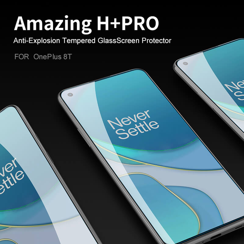 Nillkin Amazing H+ Pro tempered glass screen protector for Oneplus 8T, Oneplus 8T+ 5G, Oneplus 9R order from official NILLKIN store