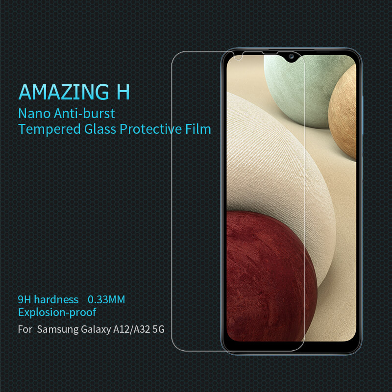 Nillkin Amazing H tempered glass screen protector for Samsung Galaxy A12, Galaxy A32 5G, Galaxy M12, Galaxy M32 5G order from official NILLKIN store