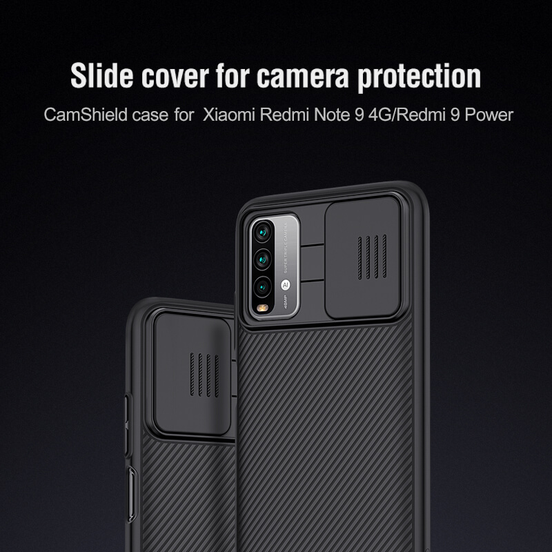 Nillkin CamShield cover case for Xiaomi Redmi Note 9 4G (China), Redmi 9 Power, Redmi 9T order from official NILLKIN store