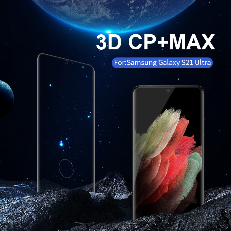 Nillkin Amazing 3D CP+ Max tempered glass screen protector for Samsung Galaxy S21 Ultra (S21 Ultra 5G) order from official NILLKIN store