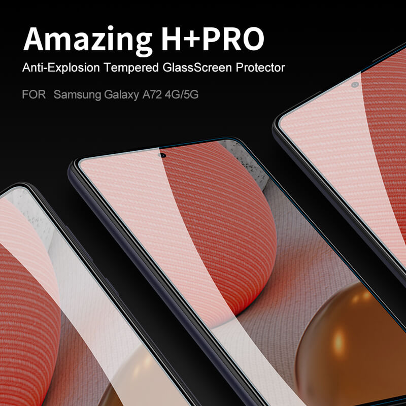 Nillkin Amazing H+ Pro tempered glass screen protector for Samsung Galaxy A72 4G, A72 5G, M53 5G order from official NILLKIN store