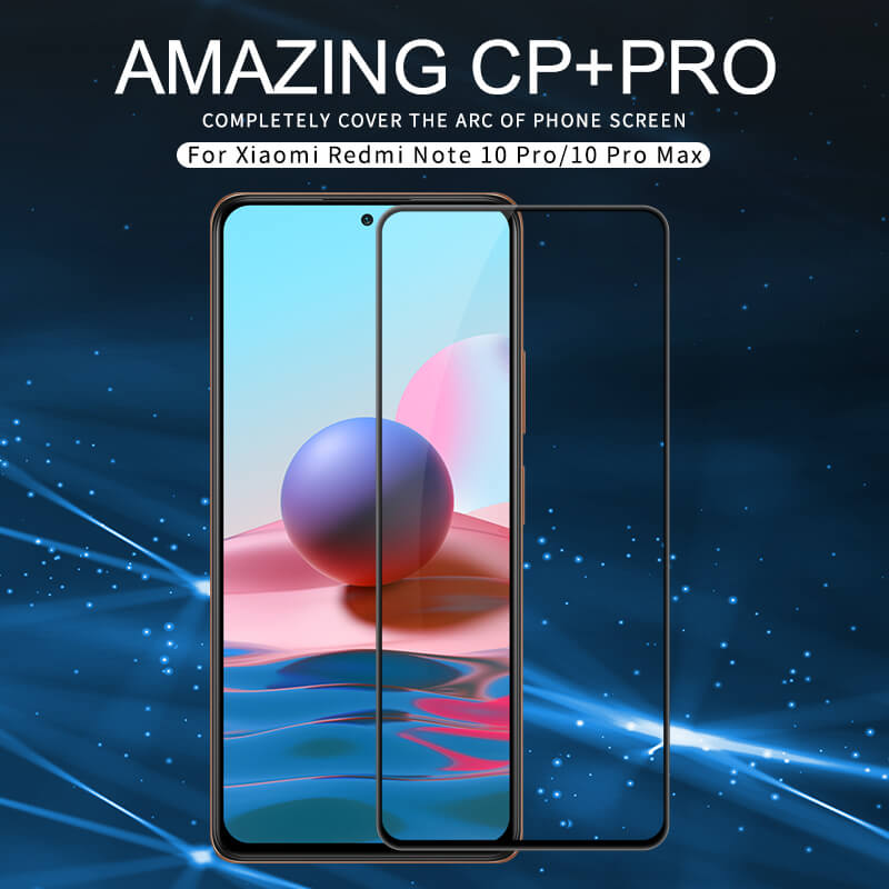 Nillkin Amazing CP+ Pro tempered glass screen protector for Xiaomi Redmi Note 10 Pro 4G, Redmi Note 10 Pro Max, Xiaomi Poco M4 5G, Xiaomi Poco M5 order from official NILLKIN store