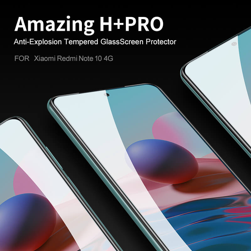 Nillkin Amazing H+ Pro tempered glass screen protector for Xiaomi Redmi Note 11 (Global, 4G), Redmi Note 11S 4G (Global), Redmi Note 10 4G (Global), Redmi Note 10S (India), Redmi Note 11 SE (India), Xiaomi Redmi Note 12S, Xiaomi Poco M5s order from official NILLKIN store