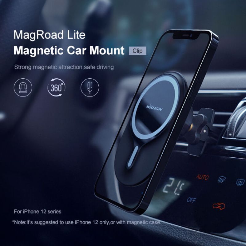 Nillkin - Autohalterung für MagSafe kompatible iPhones - MagRoad Lite  Series - Stick - schwarz | Mobile Universe