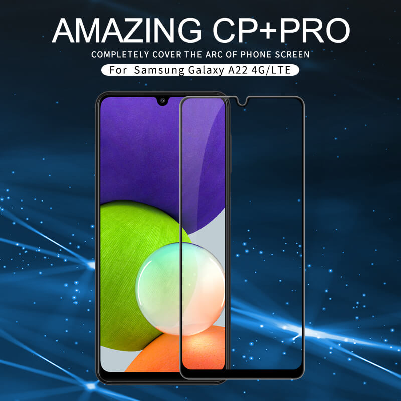 Nillkin Amazing CP+ Pro tempered glass screen protector for Samsung Galaxy A22 4G order from official NILLKIN store