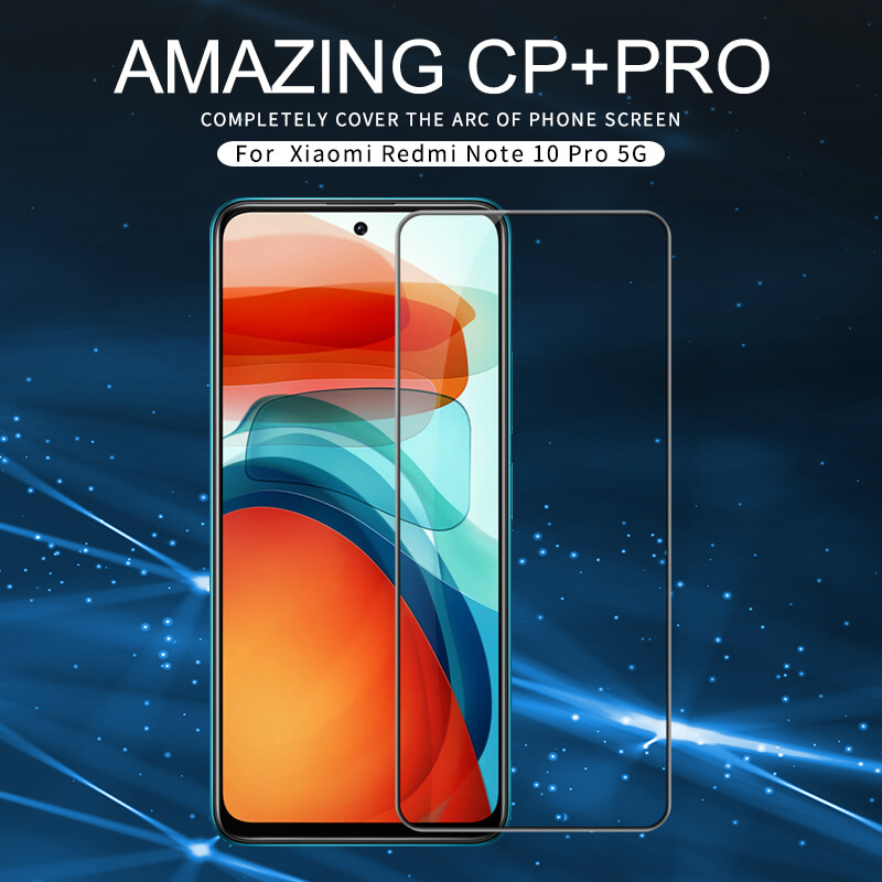 Nillkin Amazing CP+ Pro tempered glass screen protector for Xiaomi Redmi Note 10 Pro 5G, Poco X3 GT order from official NILLKIN store