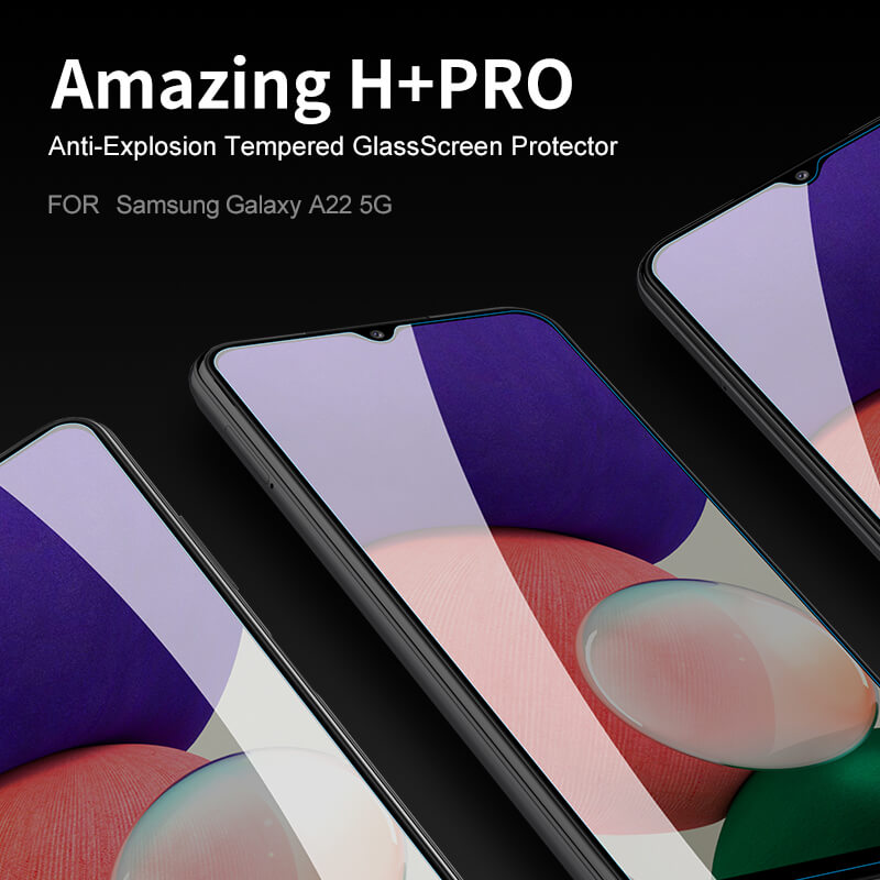 Nillkin Amazing H+ Pro tempered glass screen protector for Samsung Galaxy A22 5G, Galaxy F42 5G order from official NILLKIN store