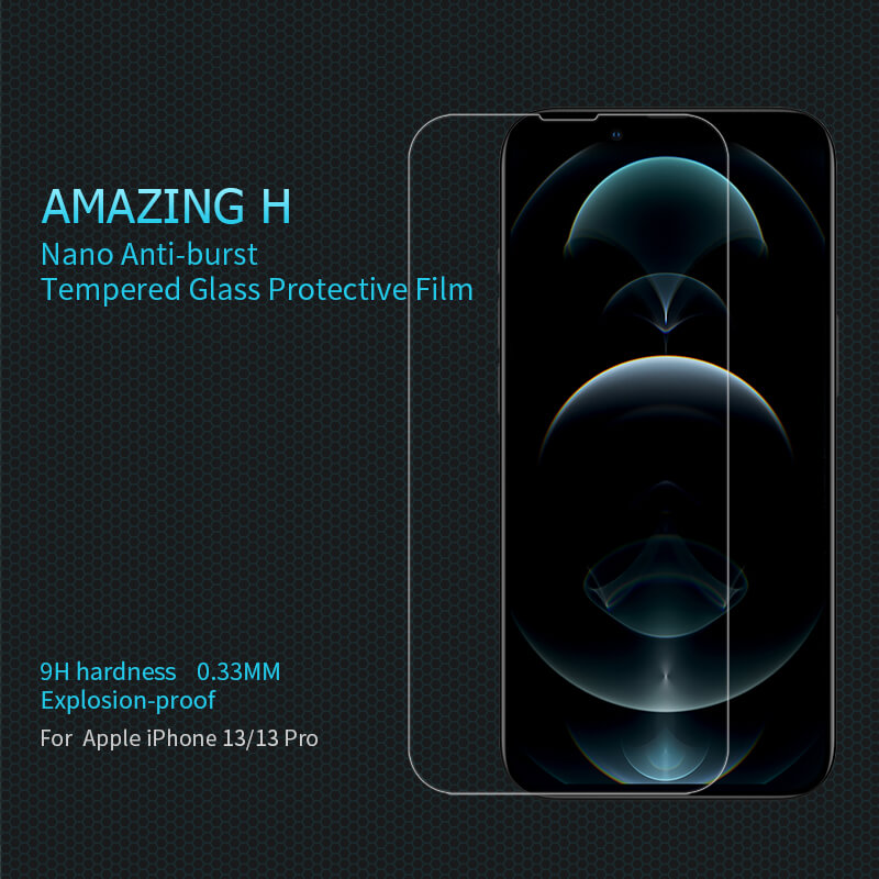 Nillkin Amazing H tempered glass screen protector for Apple iPhone 14 6.1 (2022), Apple iPhone 13, 13 Pro order from official NILLKIN store