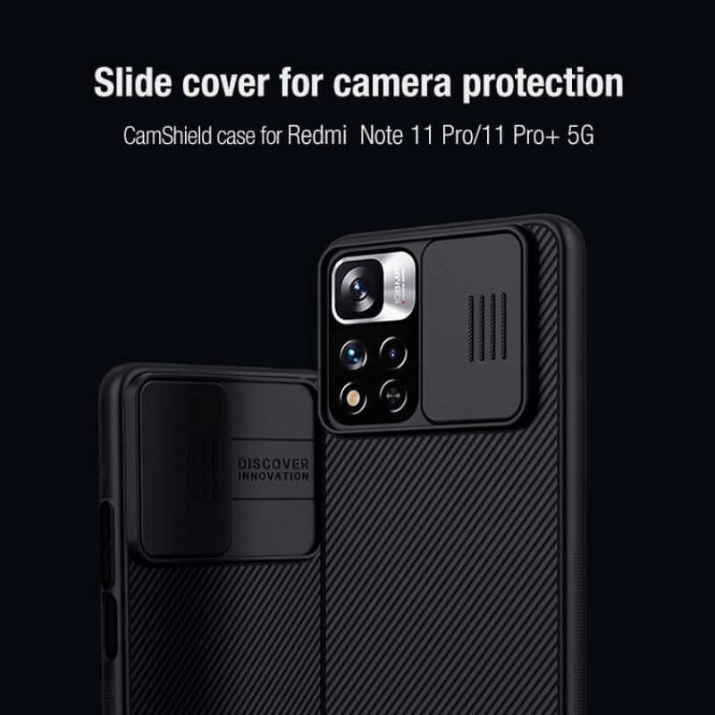 Nillkin CamShield cover case for Xiaomi Redmi Note 11 Pro 5G (China), Redmi Note 11 Pro+ 5G (China + Global), Xiaomi 11i, 11i 5G order from official NILLKIN store