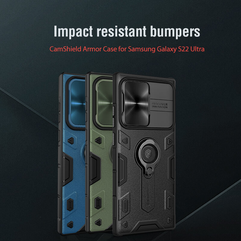 Nillkin CamShield Armor case for Samsung Galaxy S22 Ultra order from official NILLKIN store