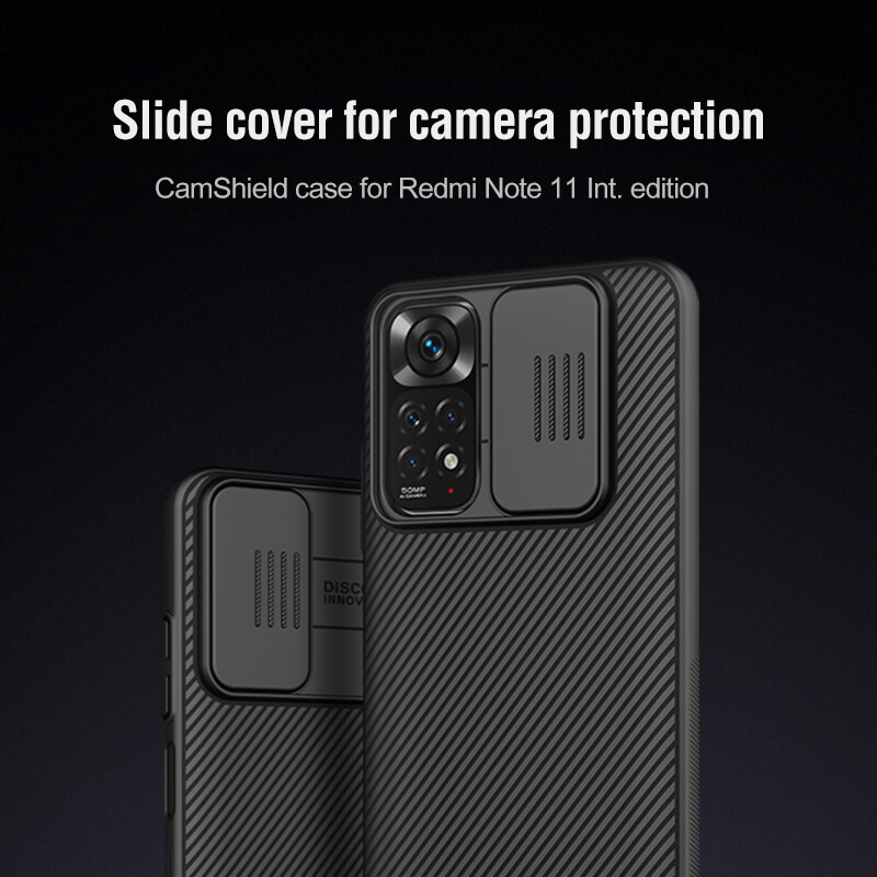Nillkin CamShield cover case for Xiaomi Redmi Note 11 (Global, 4G) order from official NILLKIN store