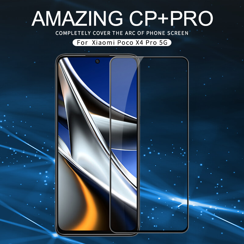 Nillkin Amazing CP+ Pro tempered glass screen protector for Xiaomi Poco X4 Pro 5G order from official NILLKIN store