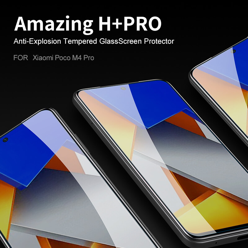 Nillkin Amazing H+ Pro tempered glass screen protector for Xiaomi Poco M4 Pro order from official NILLKIN store
