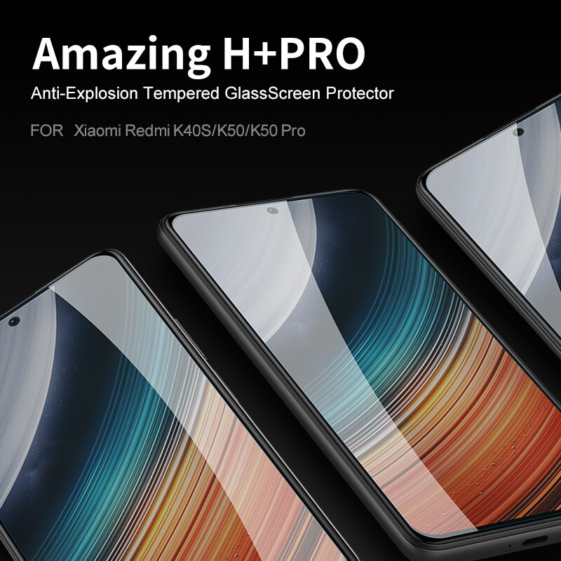 Nillkin Amazing H+ Pro tempered glass screen protector for Xiaomi Redmi K40S, Xiaomi Poco F4 5G, Redmi K50, Redmi K50 Pro, Redmi K50 Ultra, Xiaomi 12T, 12T Pro order from official NILLKIN store