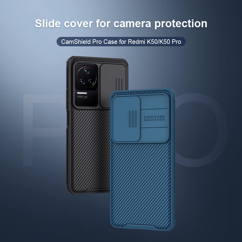Nillkin CamShield Pro cover case for Xiaomi Redmi K50, Redmi K50 Pro order from official NILLKIN store