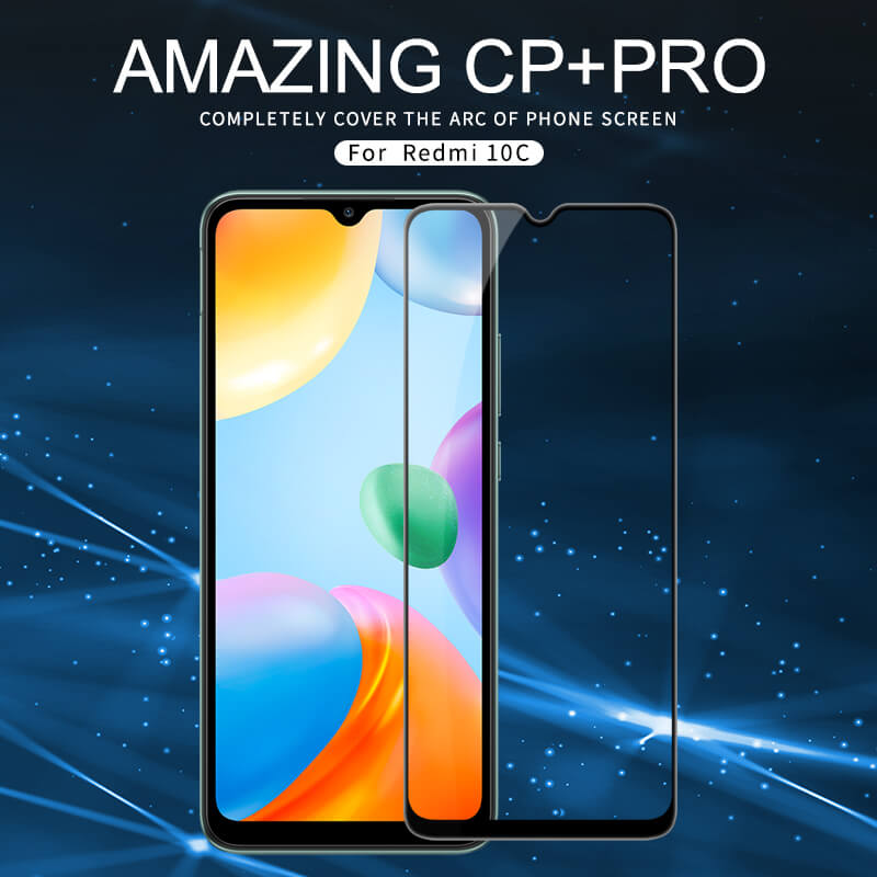 Nillkin Amazing CP+ Pro tempered glass screen protector for Xiaomi Redmi 10C, Xiaomi Poco C40 order from official NILLKIN store