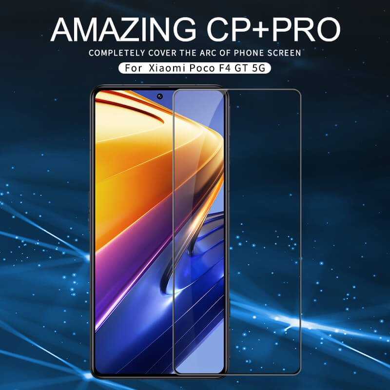 Nillkin Amazing CP+ Pro tempered glass screen protector for Xiaomi Poco F4 GT 5G order from official NILLKIN store