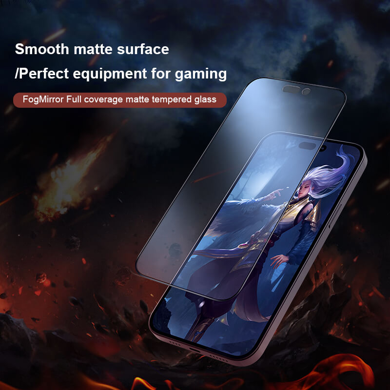 Nillkin Amazing Fog Mirror Full coverage matte tempered glass for Apple iPhone 14 Pro Max 6.7 (2022) order from official NILLKIN store