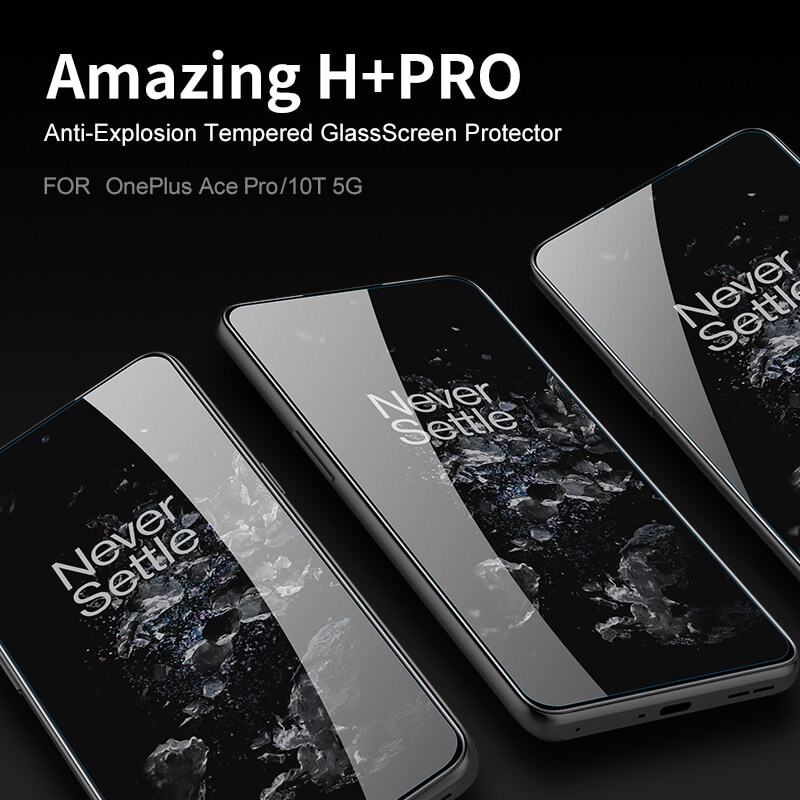 Nillkin Amazing H+ Pro tempered glass screen protector for Oneplus Ace Pro, Oneplus 10T 5G order from official NILLKIN store