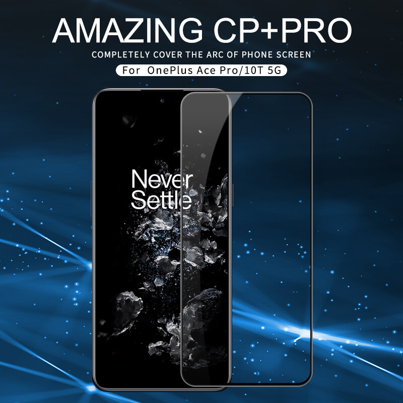 Nillkin Amazing CP+ Pro tempered glass screen protector for Oneplus Ace Pro, Oneplus 10T 5G order from official NILLKIN store