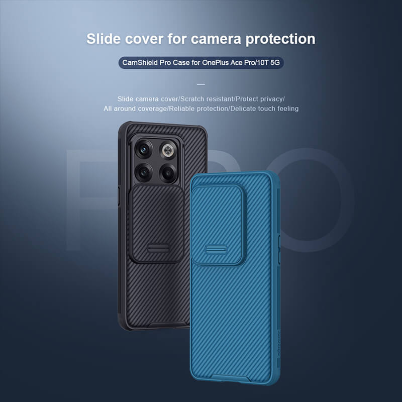 Nillkin CamShield Pro cover case for Oneplus Ace Pro, Oneplus 10T 5G order from official NILLKIN store