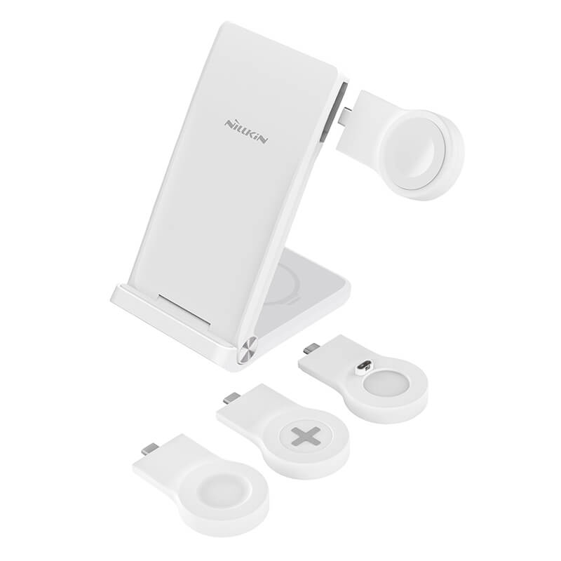 Chargeur Sans Fil Nillkin Powertrio 3-en-1 MagSafe avec Chargeur pour  Samsung Smartwatch