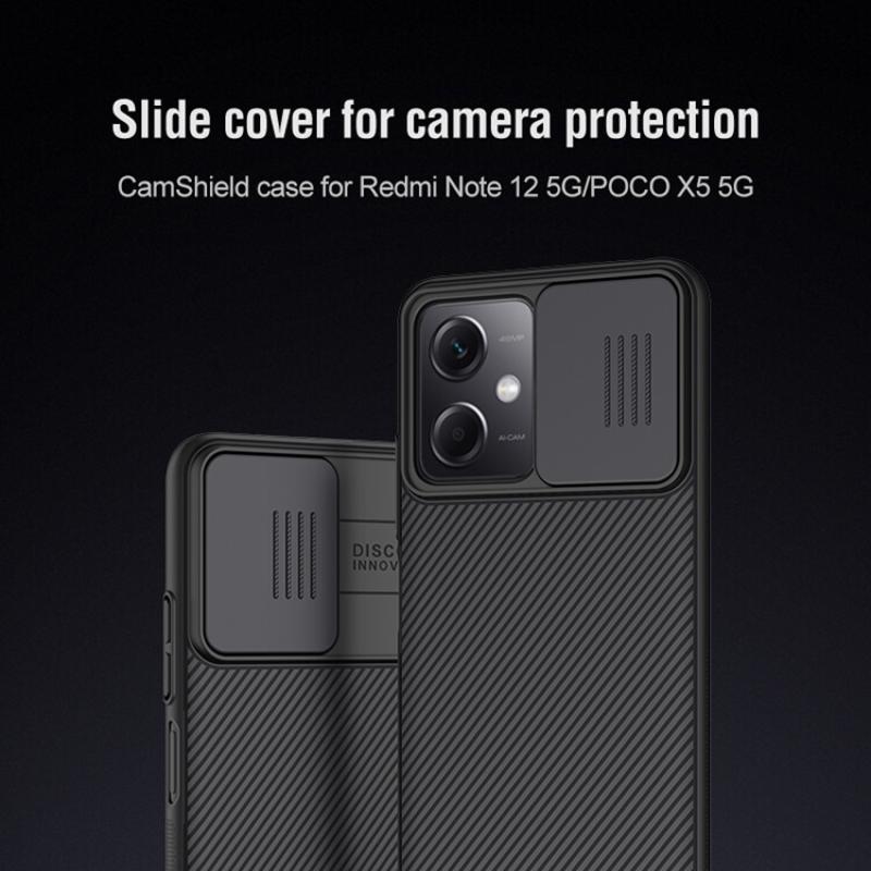 Nillkin CamShield cover case for Xiaomi Redmi Note 12 5G (China, Global), Xiaomi Poco X5 order from official NILLKIN store