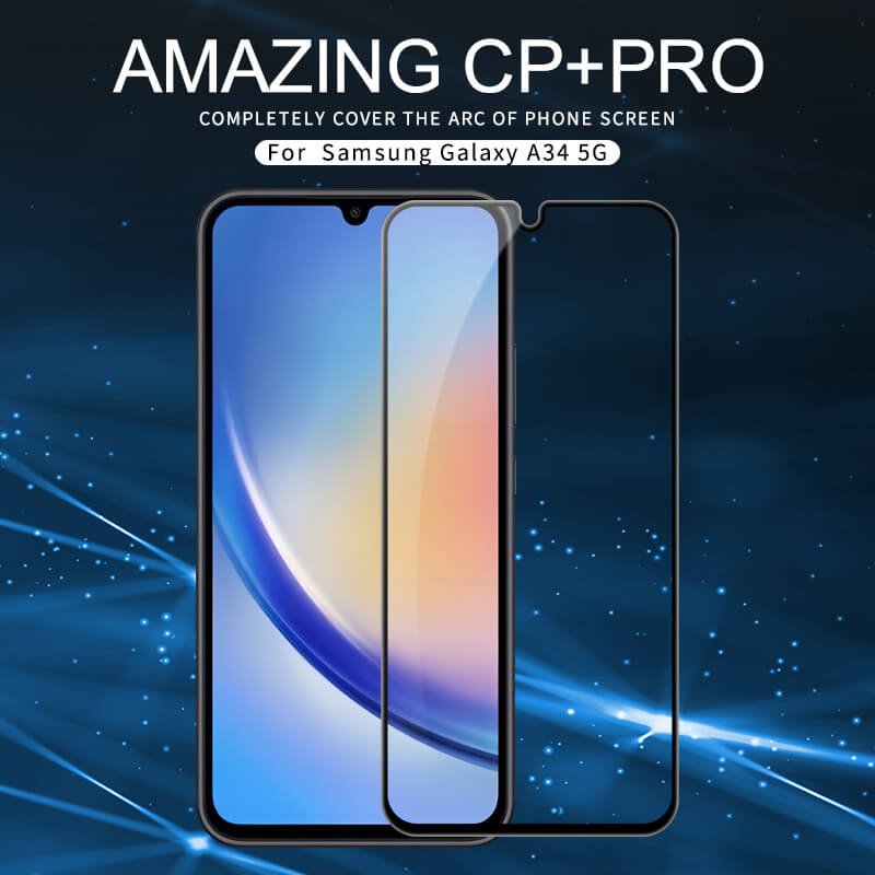 Nillkin Amazing CP+ Pro tempered glass screen protector for Samsung Galaxy A34 5G order from official NILLKIN store