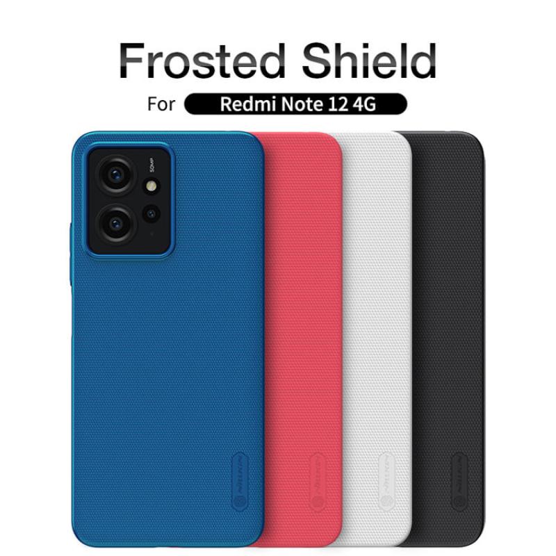 Nillkin Super Frosted Shield Matte cover case for Xiaomi Redmi Note 12 4G order from official NILLKIN store